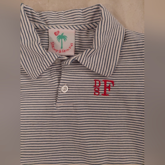 Shrimp and grits monogrammed dFs DSF 4t - Picture 2 of 3